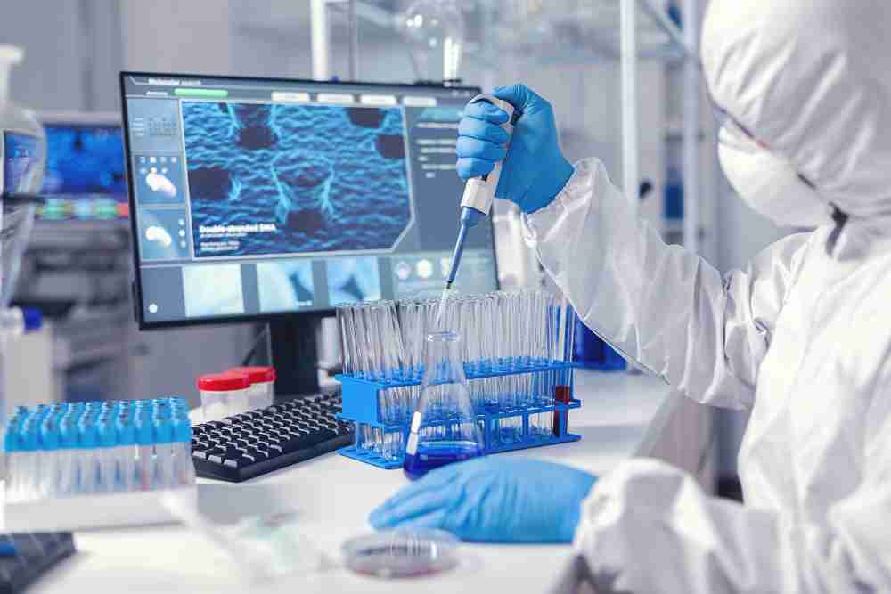 Modern pharmaceutical laboratory